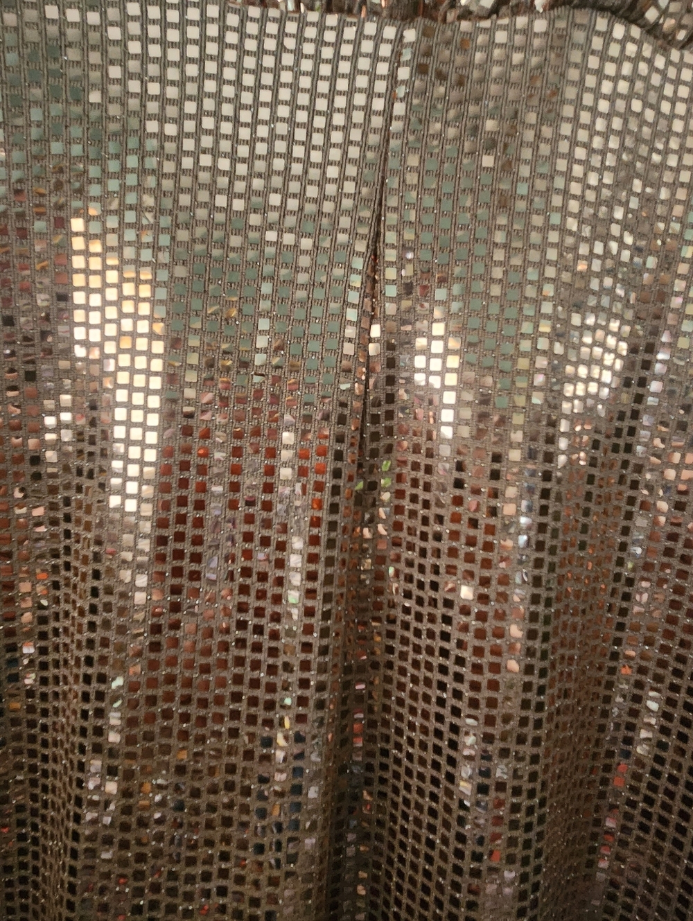 Alexa B Nites Sequin Wrap-Front Maxi Dress in Rose Gold Size 6 - Picture 4 of 6